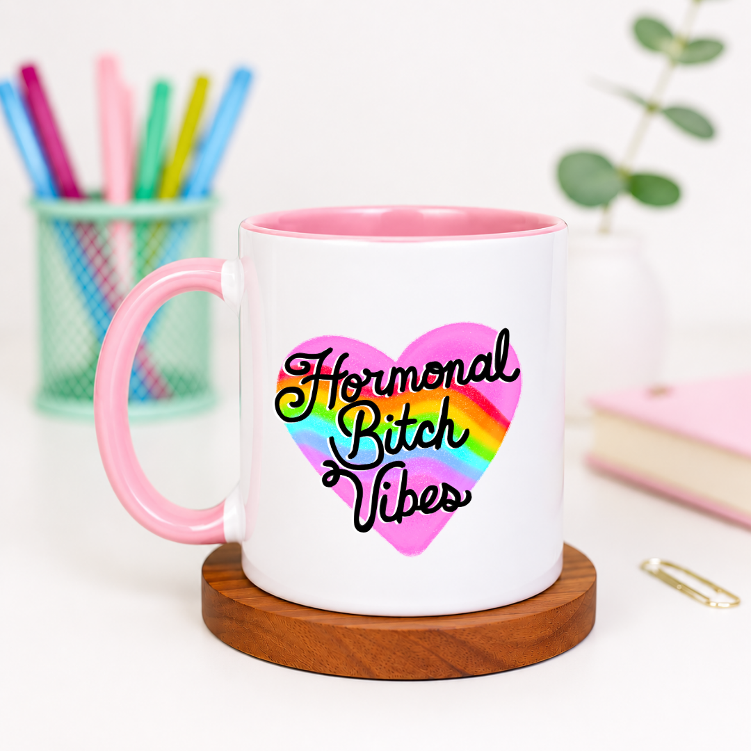 Hormonal Bitch Vibes - Ceramic Mug