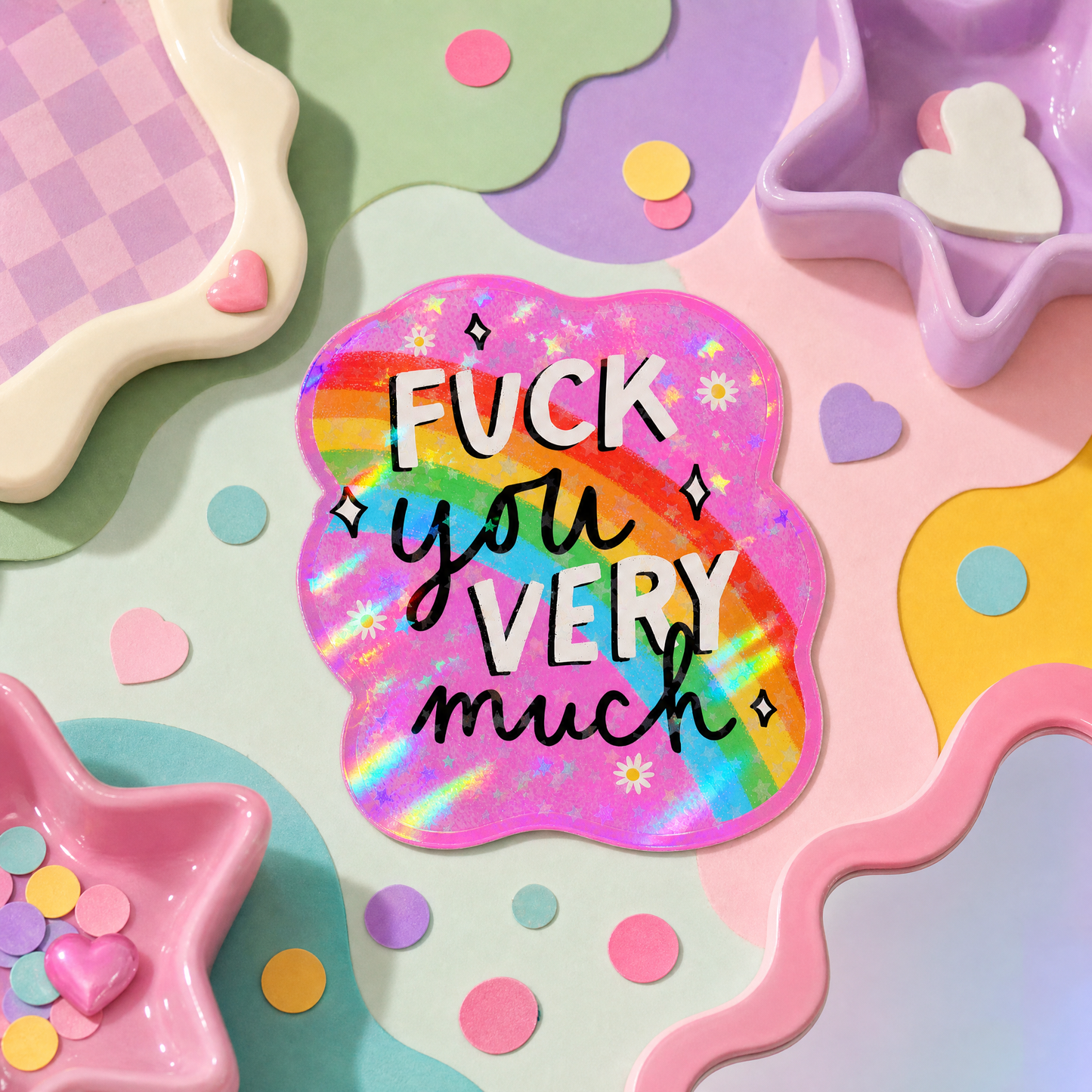 Fuck You Very Much - Vinyl Sticker