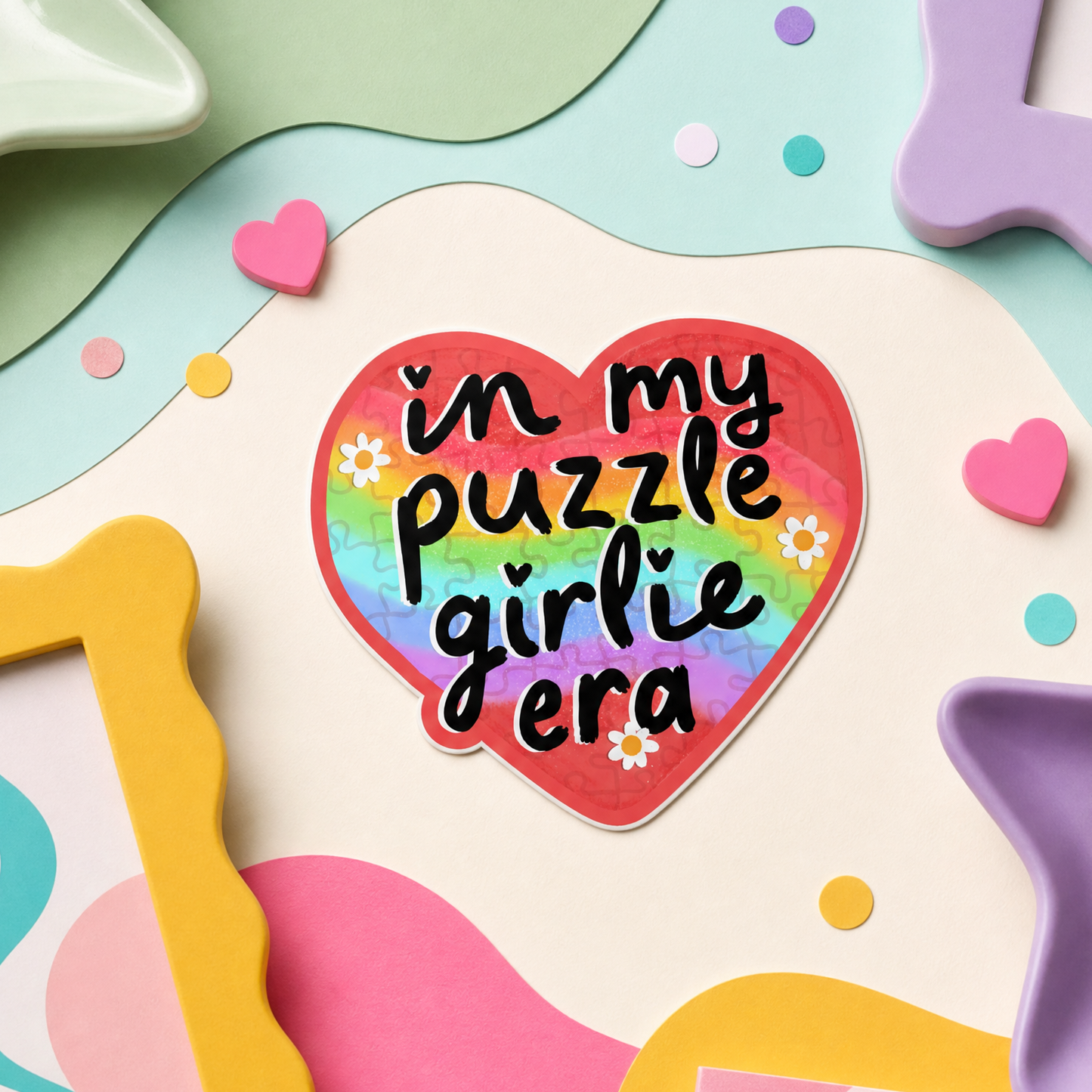 In My Puzzle Girlie Era - Vinyl Sticker