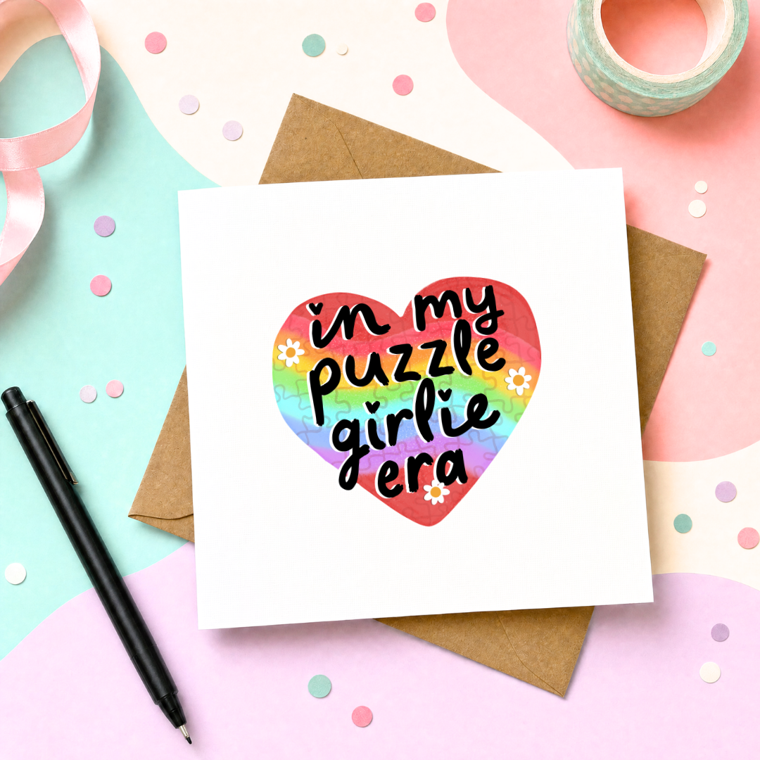MTO Card - In My Puzzle Girlie Era