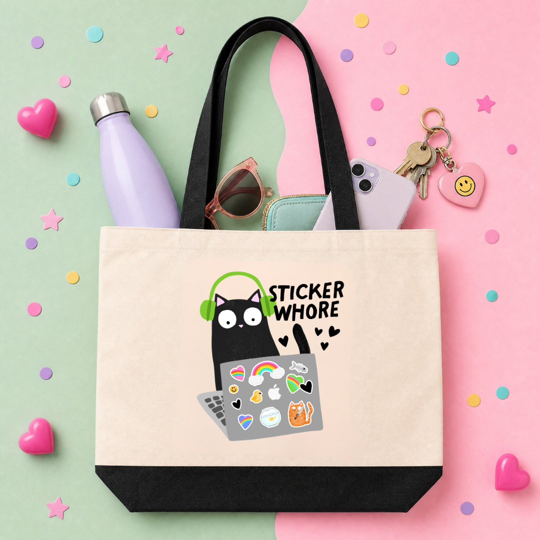 MTO Tote Bag - Sticker Whore