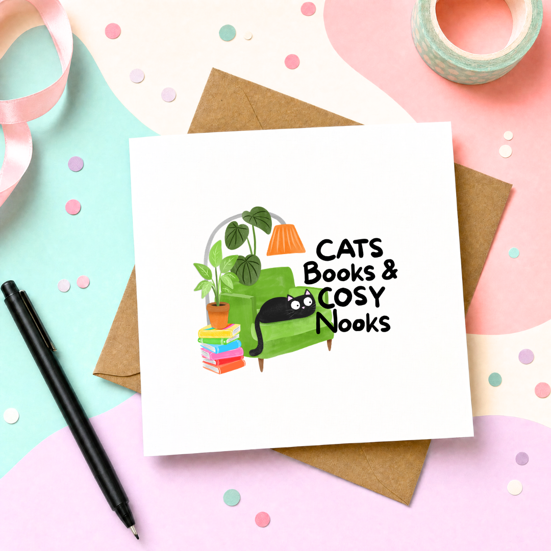 MTO Card - Cats Books and Cosy Nooks