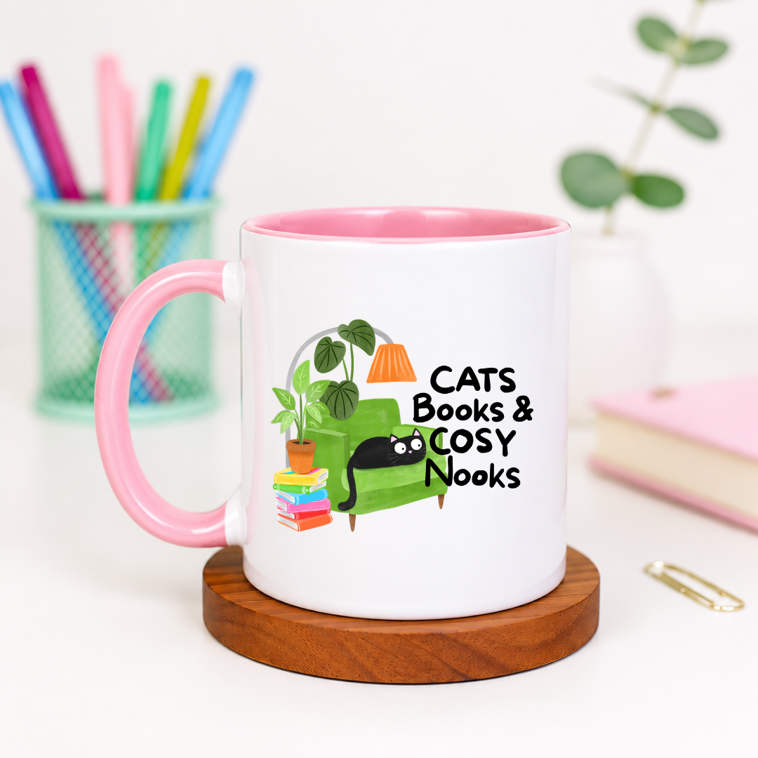 Cats Books and Cosy Nooks - Ceramic Mug