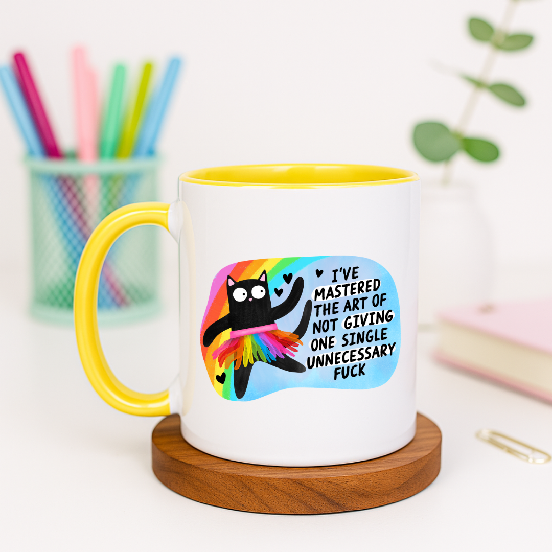 I've Mastered the Art of Not Giving One Single Unnecessary Fuck - Ceramic Mug