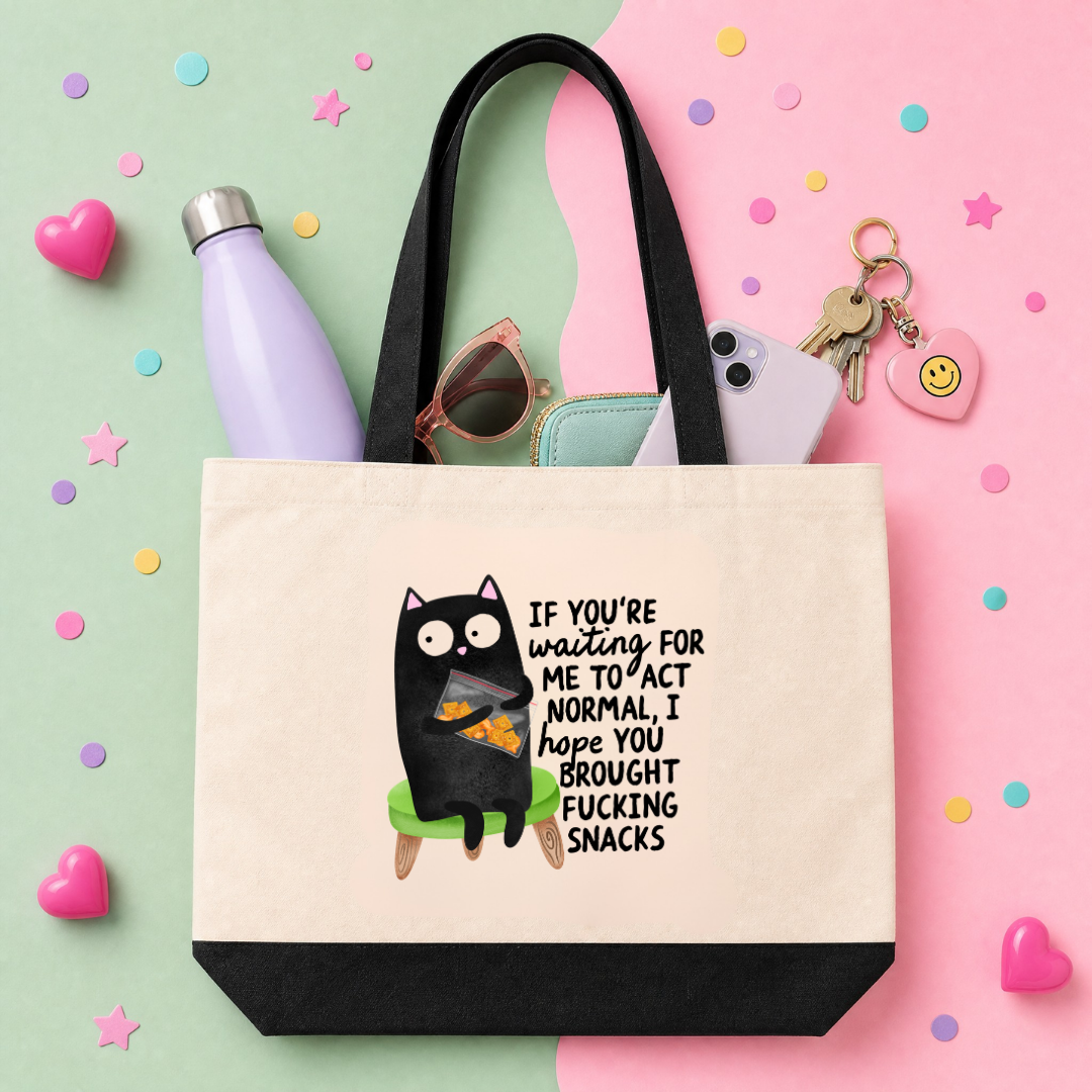 MTO Tote Bag - Waiting for me to act normal