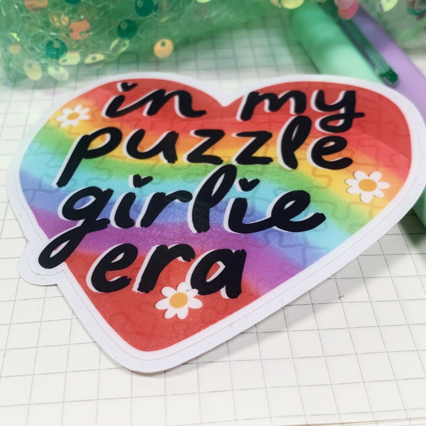 In My Puzzle Girlie Era - Vinyl Sticker