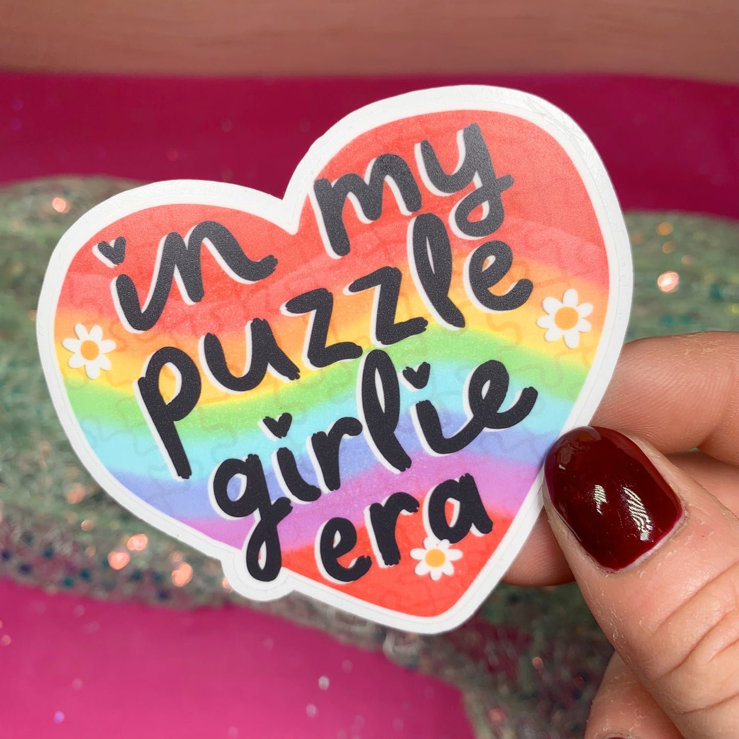 In My Puzzle Girlie Era - Vinyl Sticker