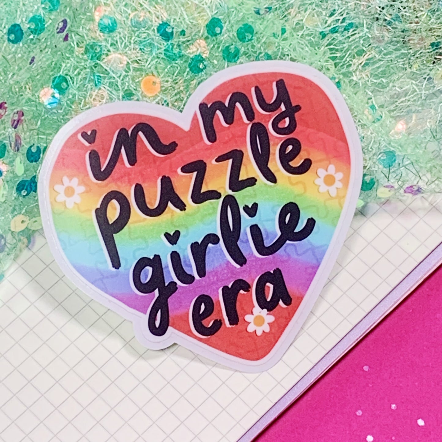 In My Puzzle Girlie Era - Vinyl Sticker