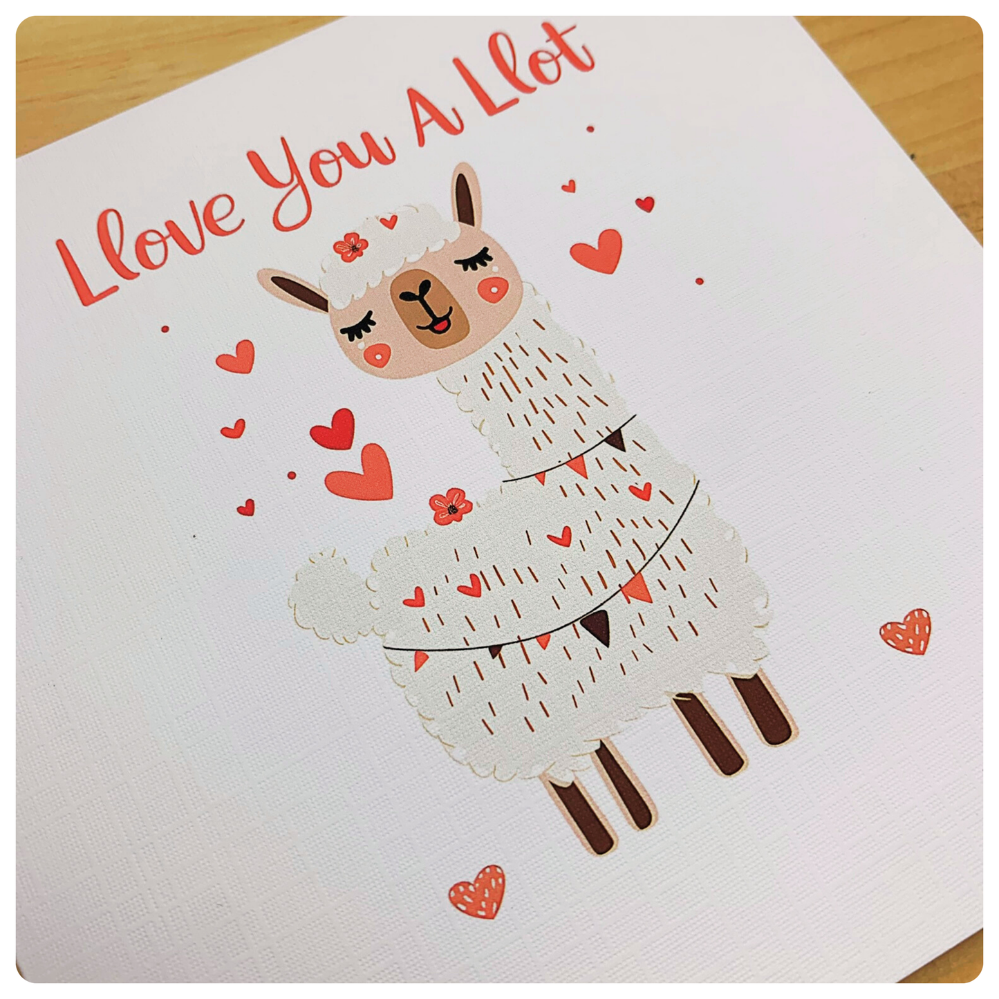 Llove You A Llot - Greeting Card