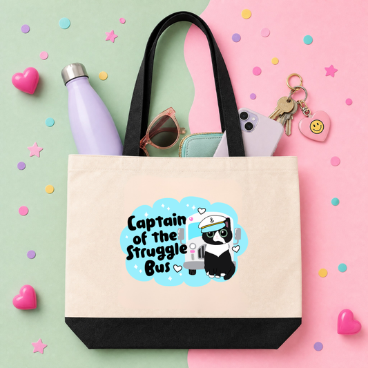 MTO Tote Bag - Captain of the Struggle Bus