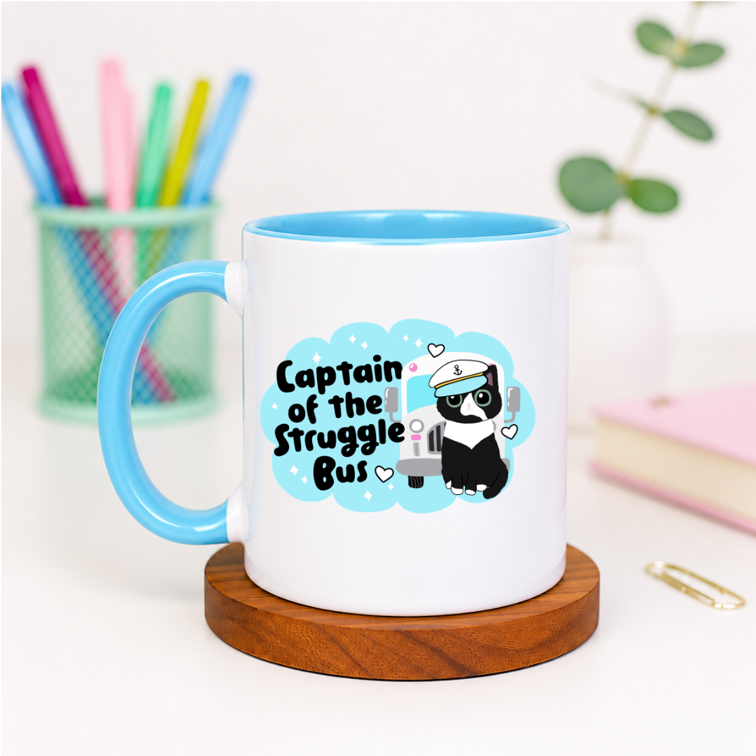 Captain of the Struggle Bus - Ceramic Mug