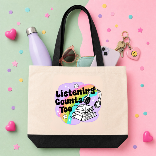 MTO Tote Bag - Listening Counts Too