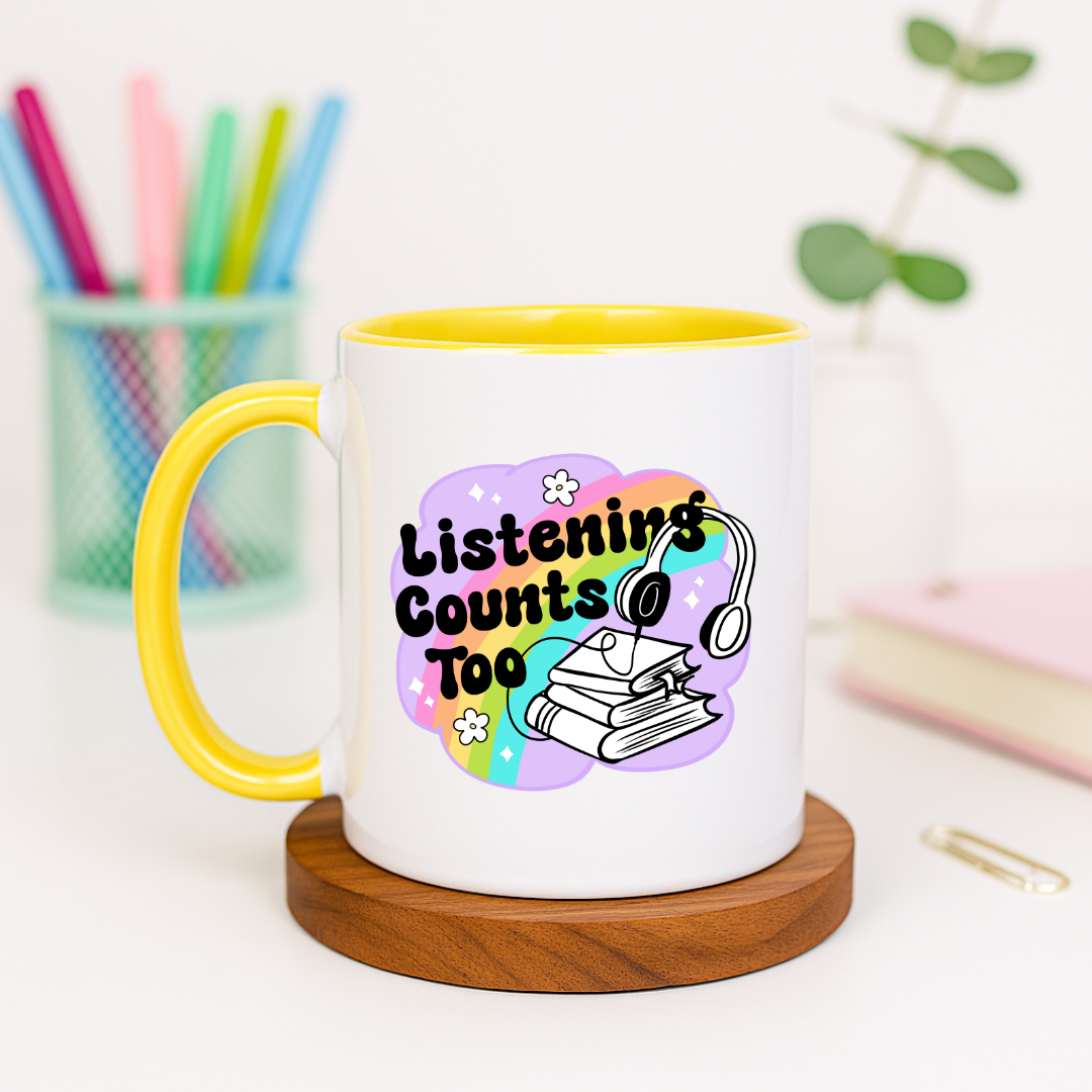 Listening Counts Too - Ceramic Mug