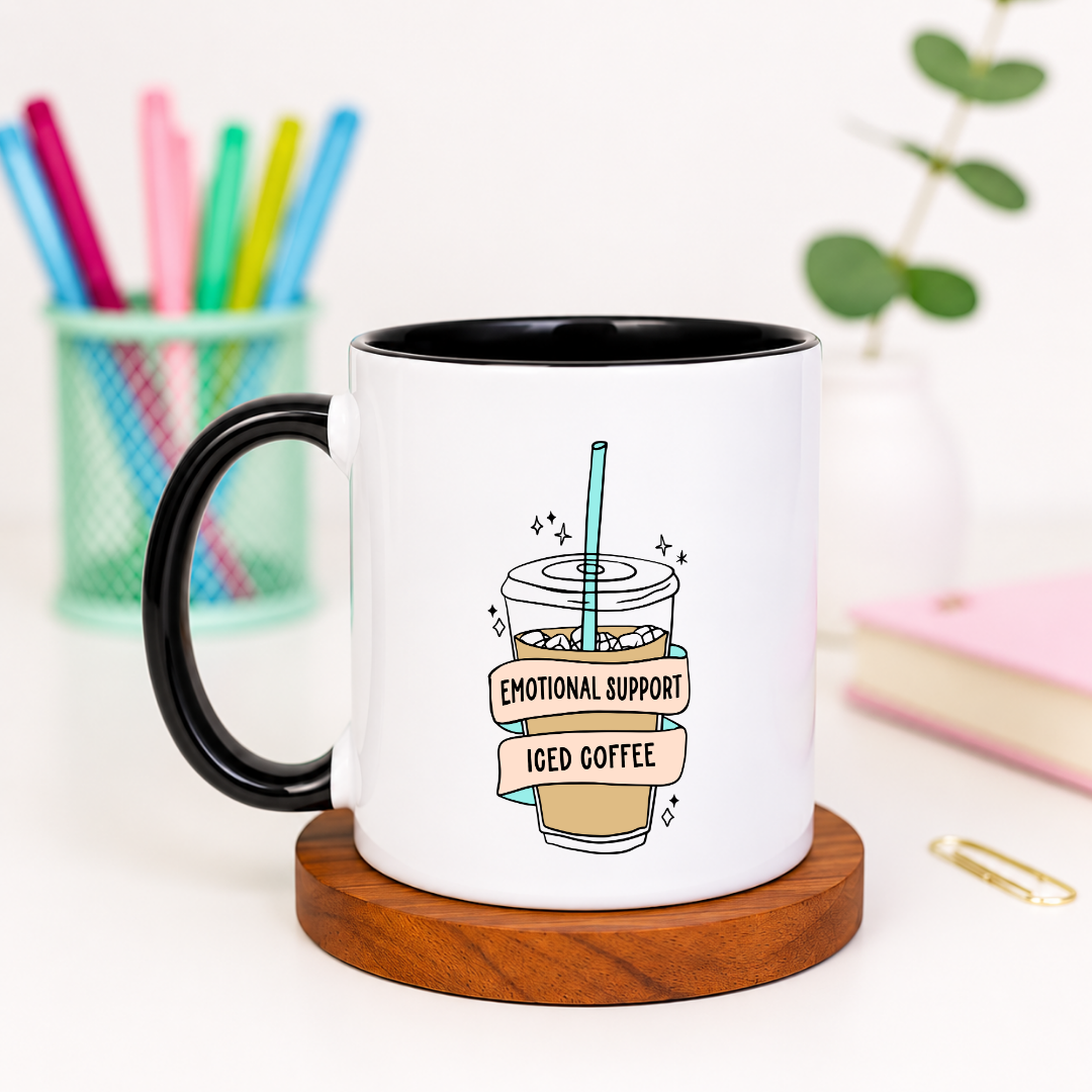 Emotional Support Iced Coffee - Ceramic Mug