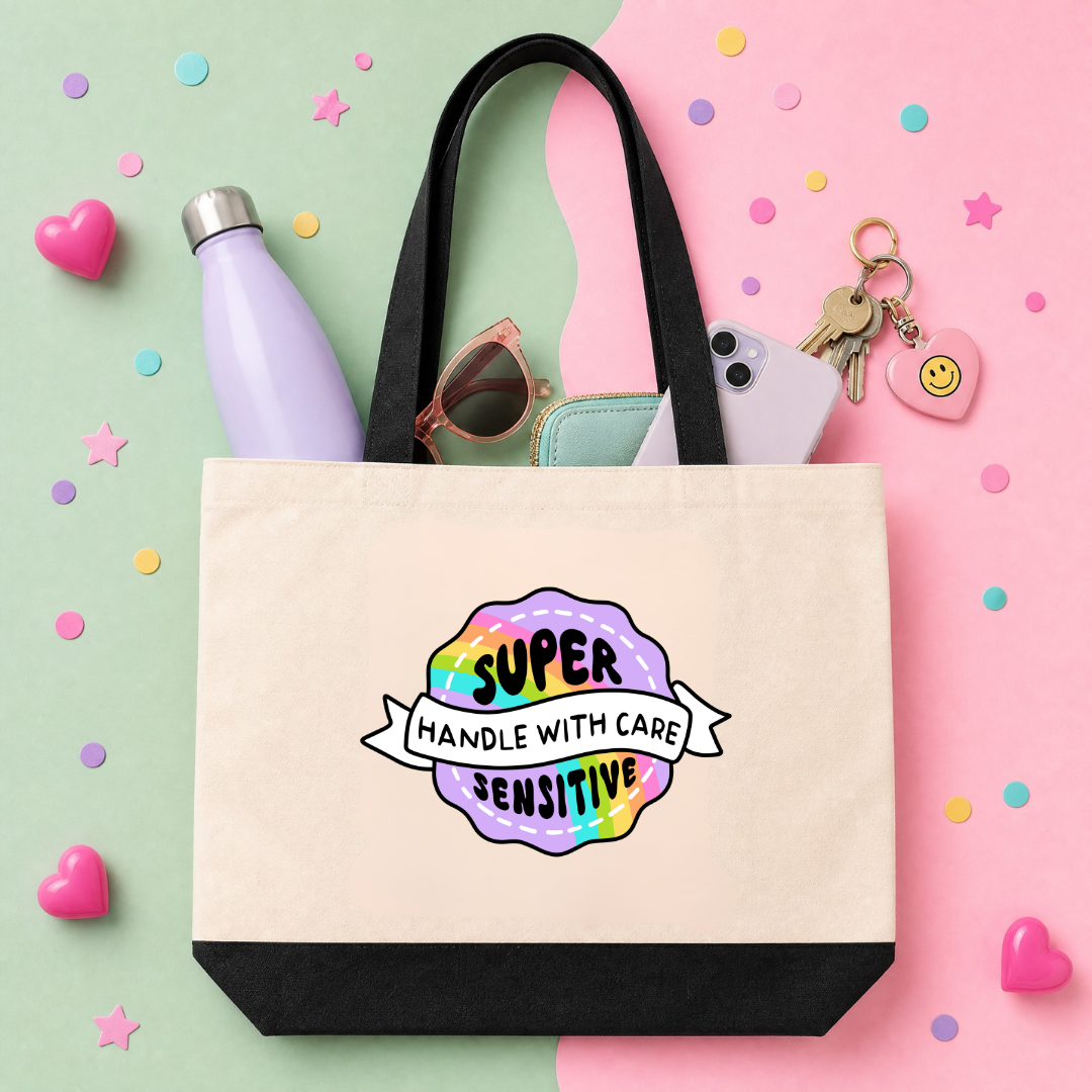 MTO Tote Bag - Super Sensitive, Handle With Care