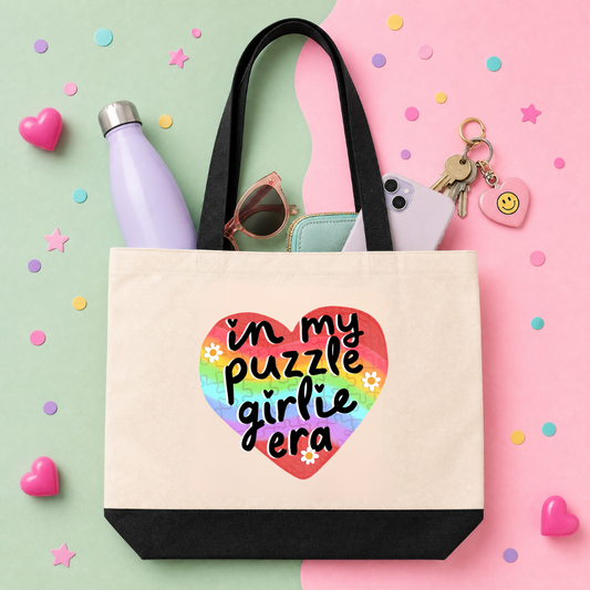 MTO Tote Bag - In My Puzzle Girlie Era