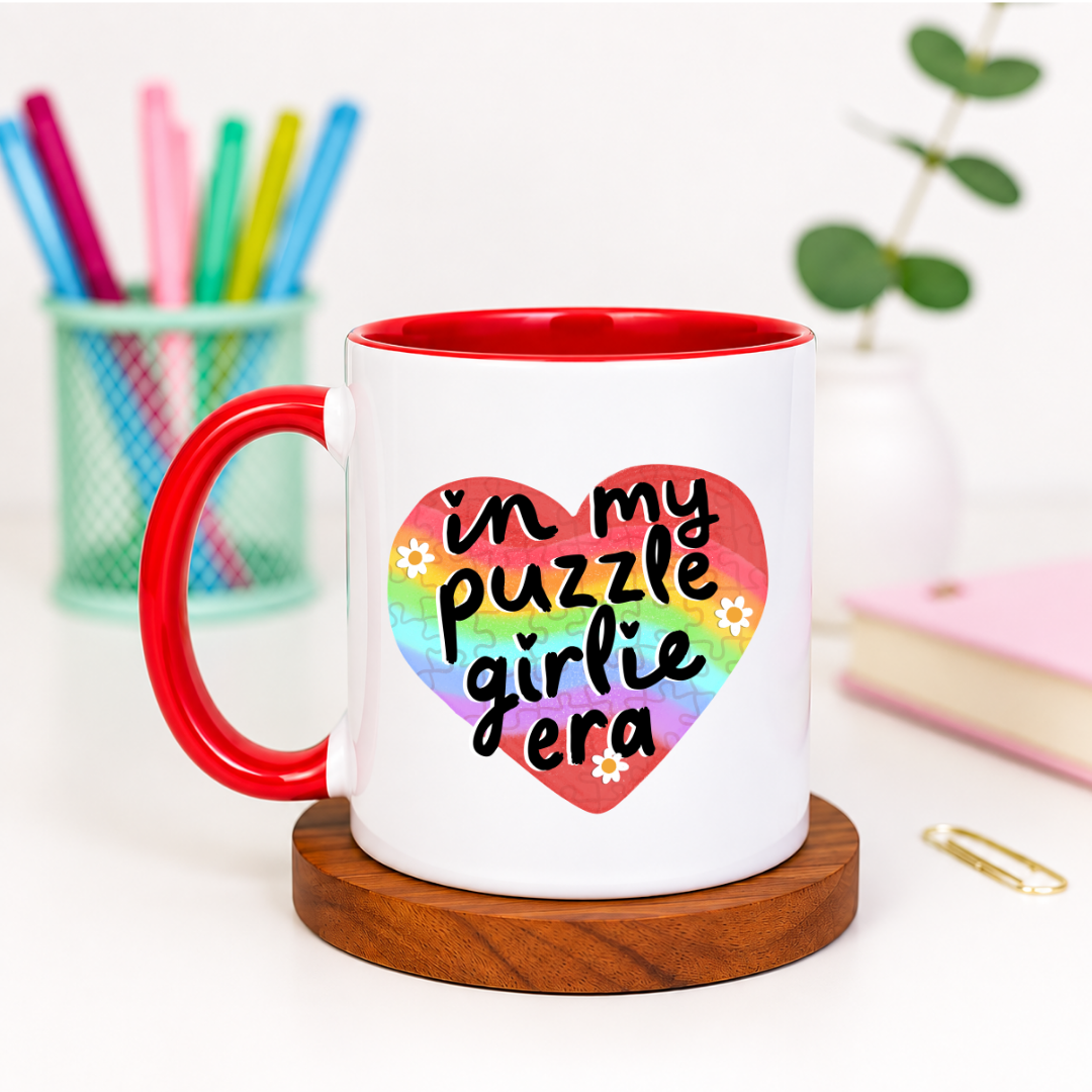 In My Puzzle Girlie Era - Ceramic Mug