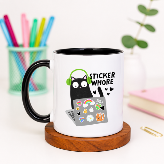 Sticker Whore - Ceramic Mug