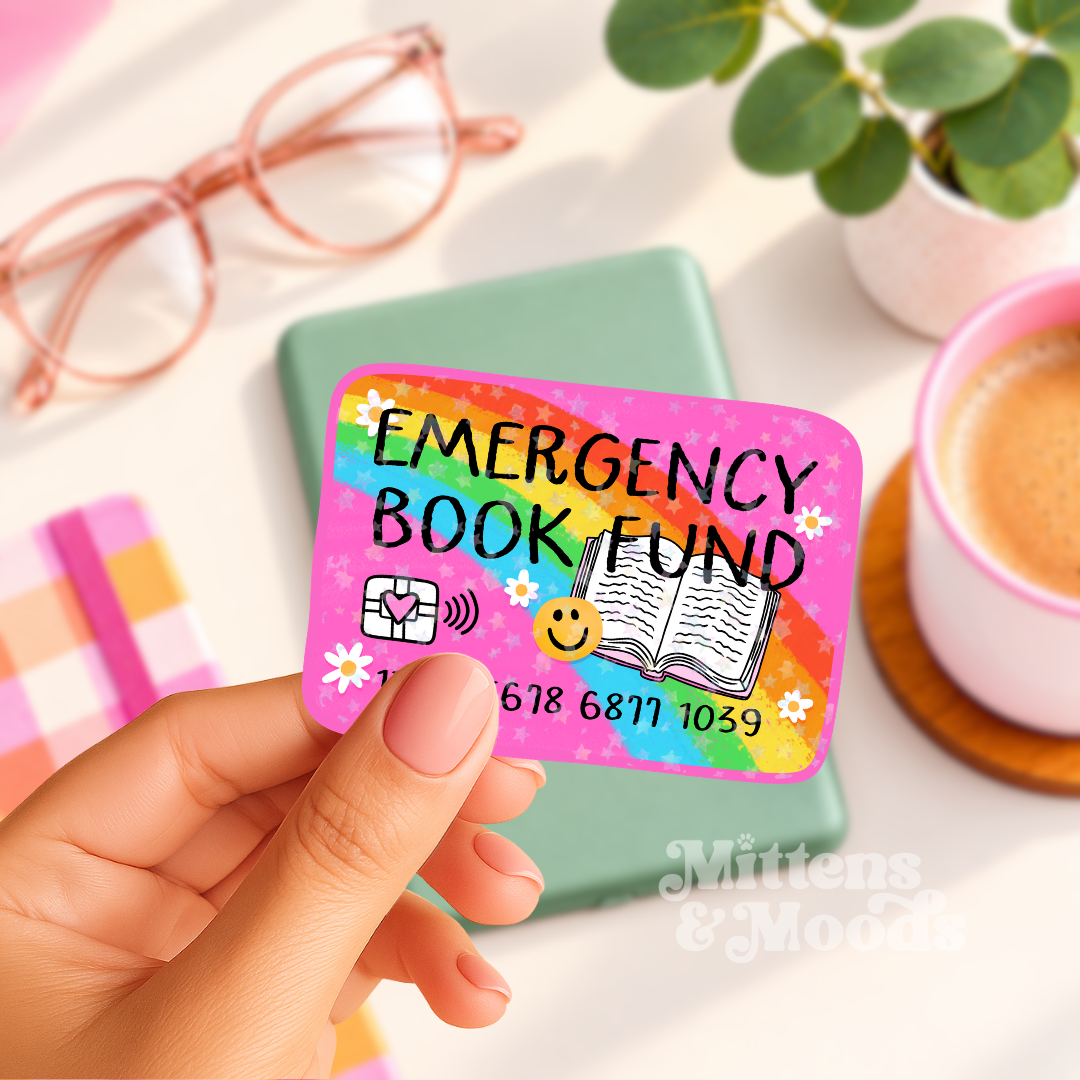 Emergency Book Fund - Vinyl Sticker