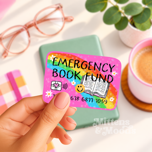 Emergency Book Fund - Vinyl Sticker