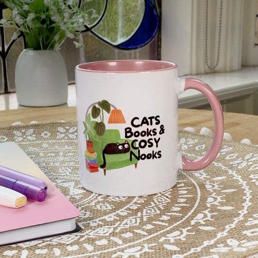 Cats Books and Cosy Nooks - Ceramic Mug