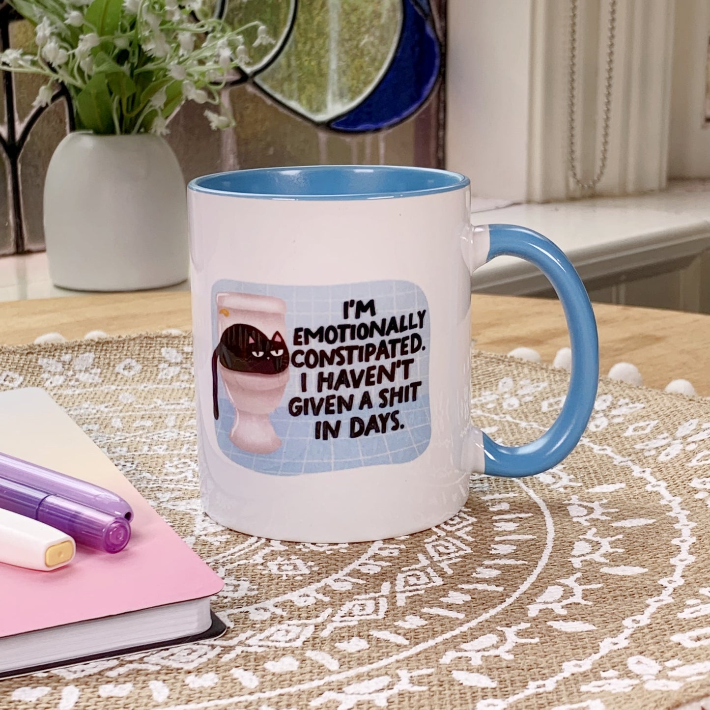 I'm Emotionally Constipated  - Ceramic Mug