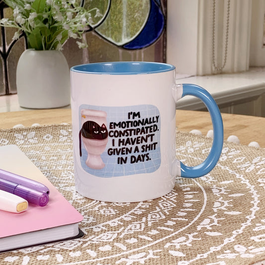 I'm Emotionally Constipated  - Ceramic Mug