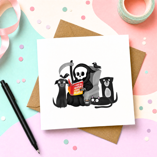 MTO Card - I Love All Animals and Hate People