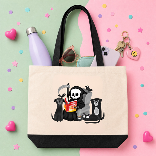 MTO Tote Bag - I Love All Animals and Hate People