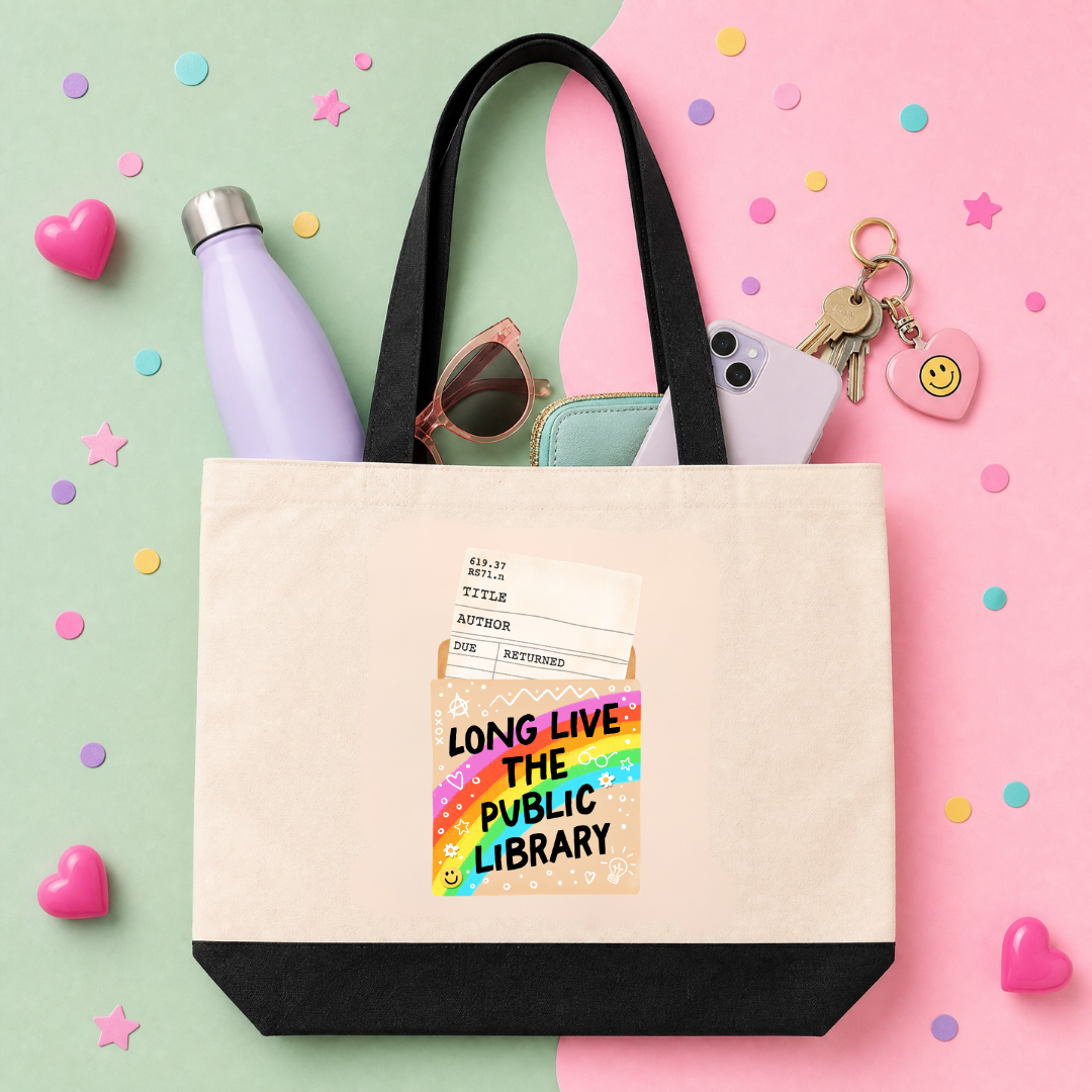 MTO Tote Bag - Long Live the Public Library