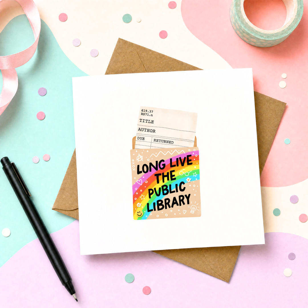 MTO Card - Long Live the Public Library