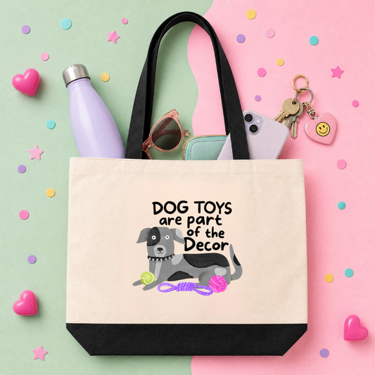 MTO Tote Bag - Dog Toys Are Part of the Decor