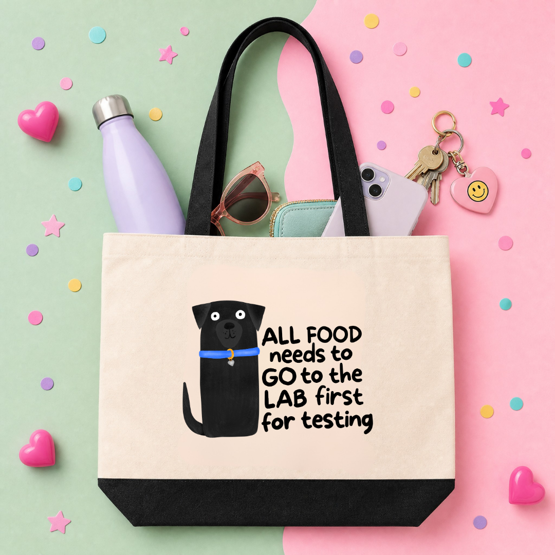 MTO Tote Bag - All food needs to go to the lab for testing