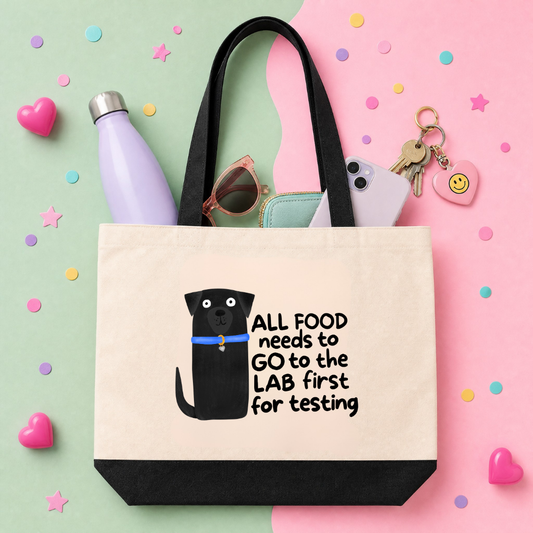 MTO Tote Bag - All food needs to go to the lab for testing