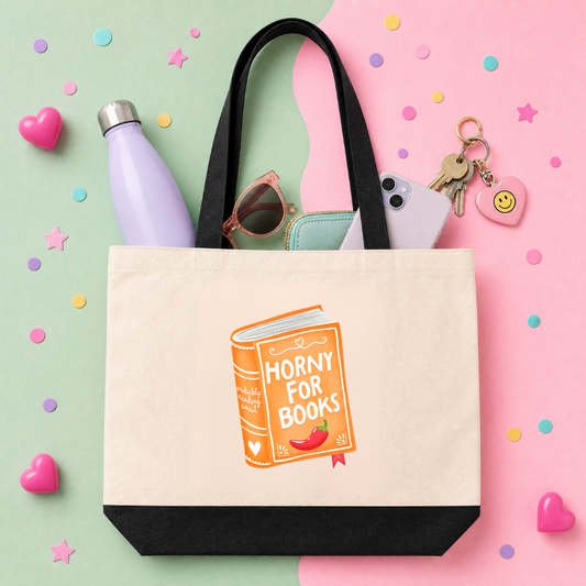 MTO Tote Bag - Horny For Books