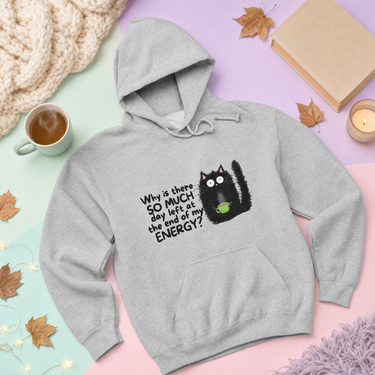 Why Is There So Much Day Left at the End of My Energy - Hoodie