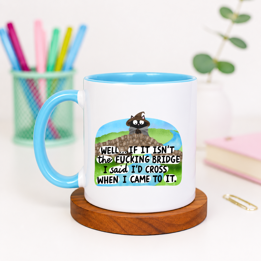 Well If It Isn't the Fucking Bridge I Said I'd Cross When I Came to It - Ceramic Mug