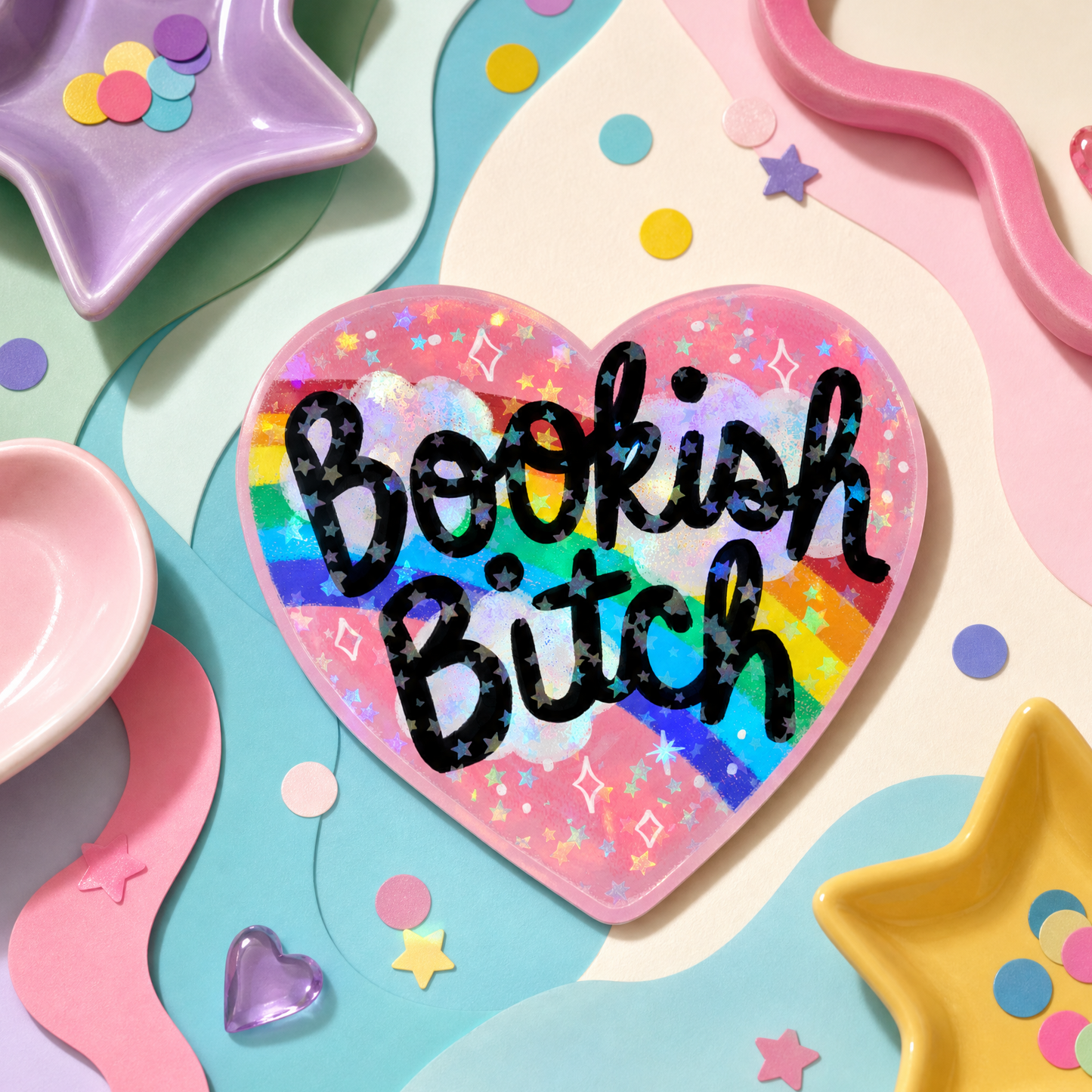 Bookish Bitch - Vinyl Sticker