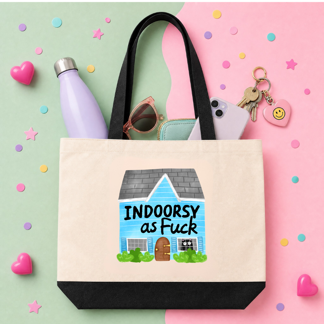 MTO Tote Bag -  Indoorsy As Fuck