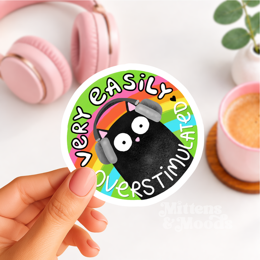Very Easily Overstimulated - Vinyl Sticker