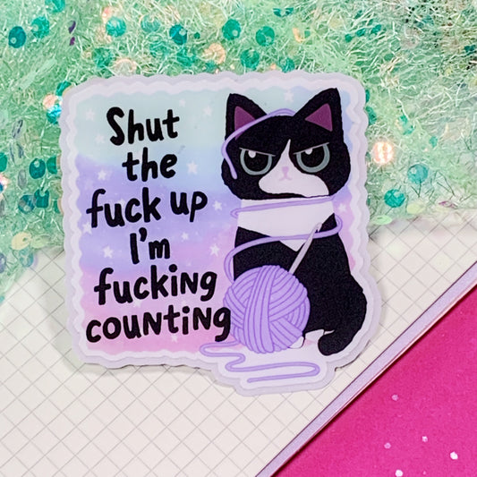 STFU I'm Counting - Vinyl Sticker