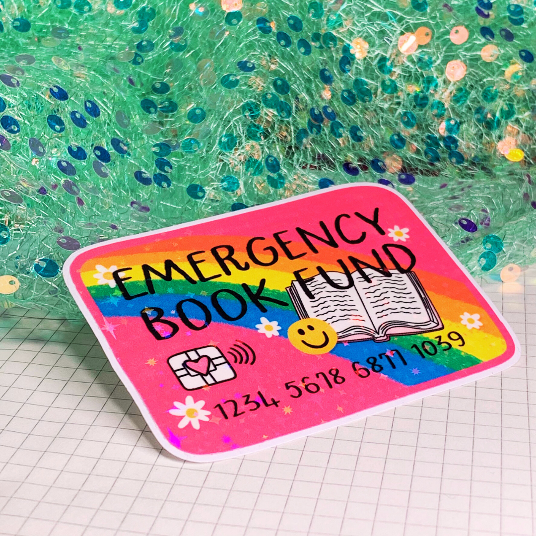 Emergency Book Fund - Vinyl Sticker