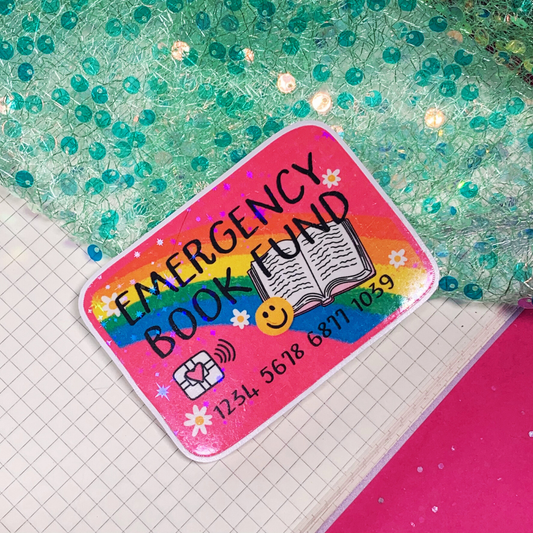 Emergency Book Fund - Vinyl Sticker