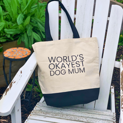 World's Okayest Cat Mum - Tote Bag