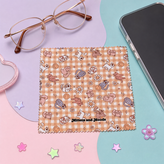 Spring Kitties - Glasses Cloth