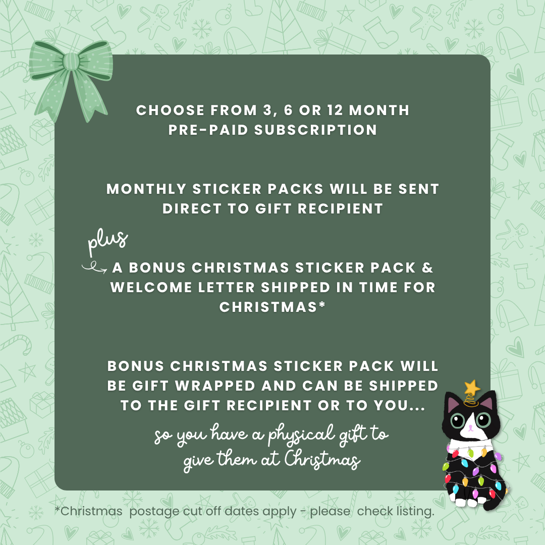 Sticker Club - Christmas Gift Edition