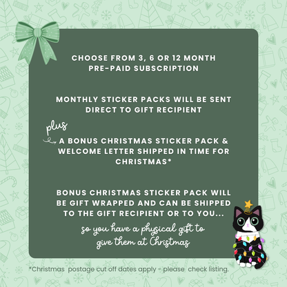 Sticker Club - Christmas Gift Edition