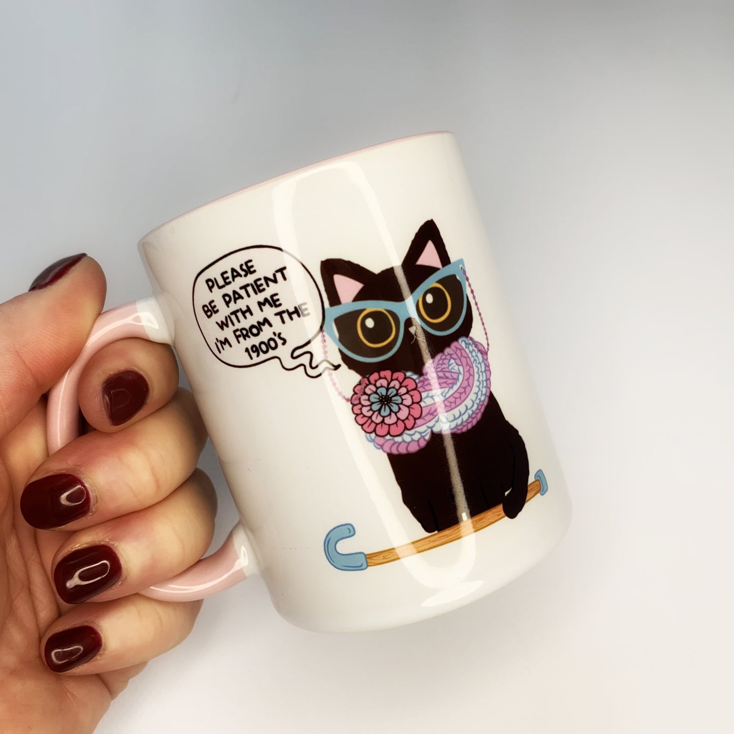 Please Be Patient With Me, I'm from the 1900s - Ceramic Mug