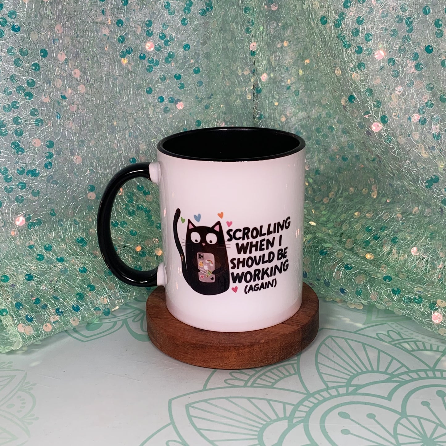 Scrolling When I Should Be Working (Again) - Ceramic Mug