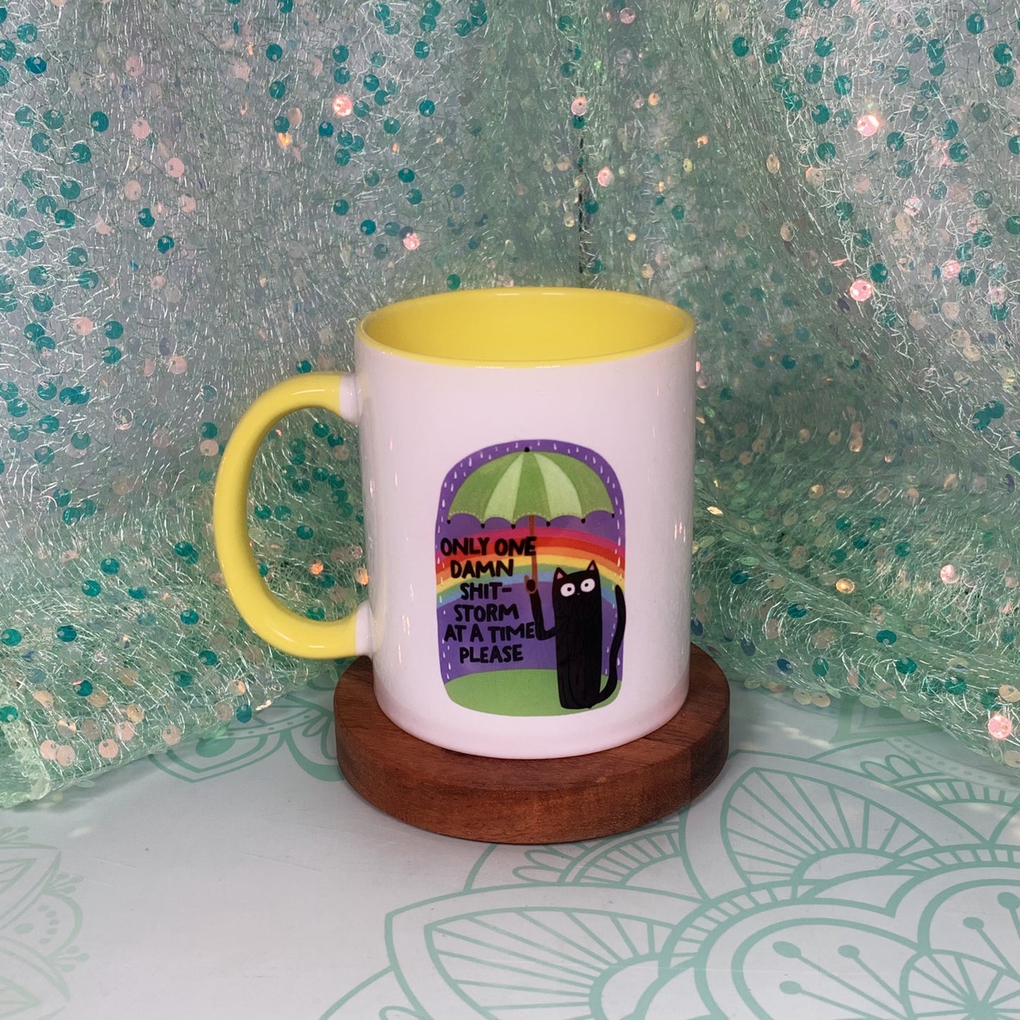 Only One Damn Shitstorm At A Time Please - Ceramic Mug